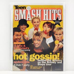 Teen Smash Hits Magazine Britney Spears N'Sync Y2K Aguilera Unread 1999